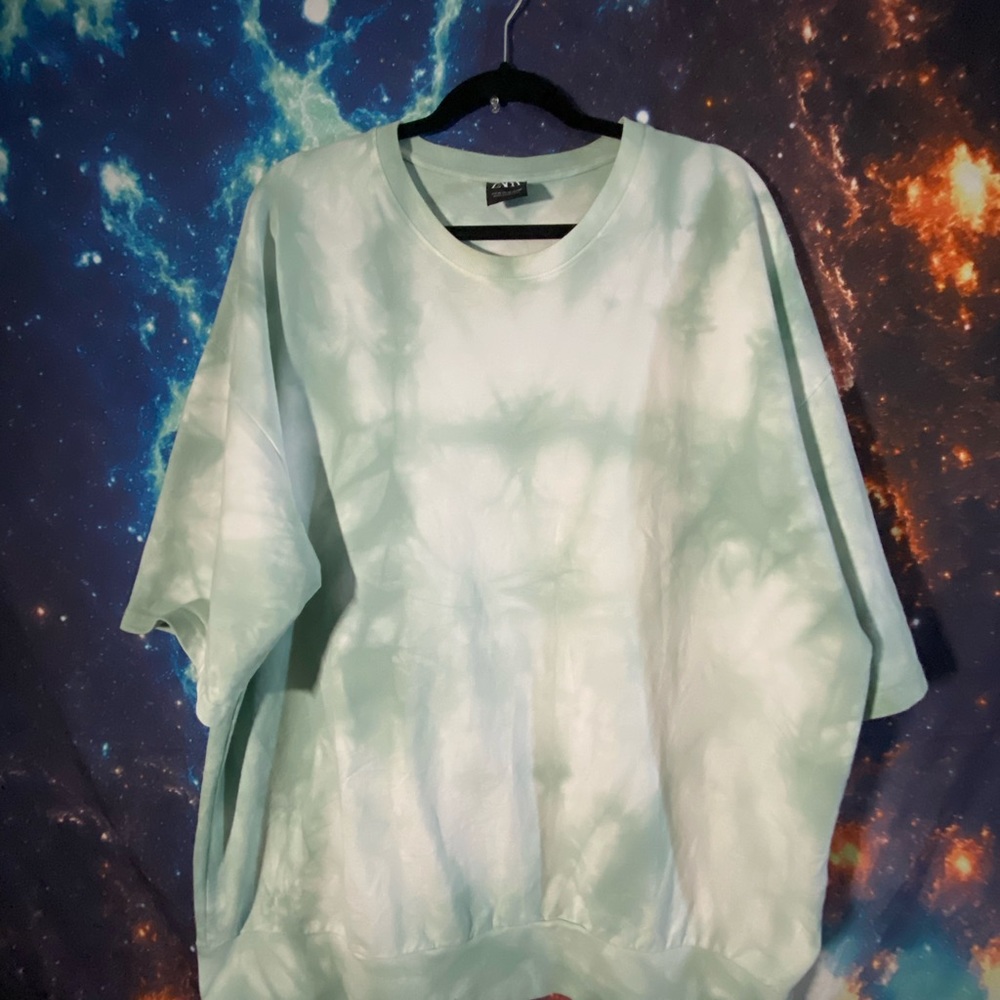 Zara light tie dye shirt